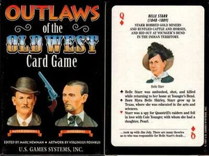 Mazo de cartas tamaño puente de Outlaws of the Old West USGS - Imagen 1 de 4