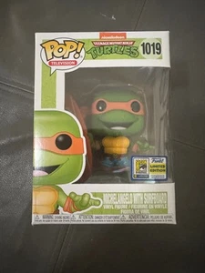 Funko Pop  Michelangelo with Surfboard SDCC TMNT - Picture 1 of 3