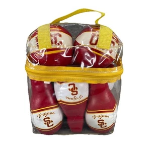 USC Trojans Bowling Pins & Ball set Soft by Rawlings Novelty Tailgating - Picture 1 of 5