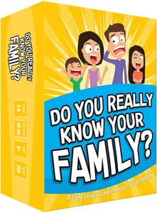 Ultimate Family Juego de Cartas - Divertido Juego de Preguntas y Desafíos para Niños y Adultos - Imagen 1 de 6