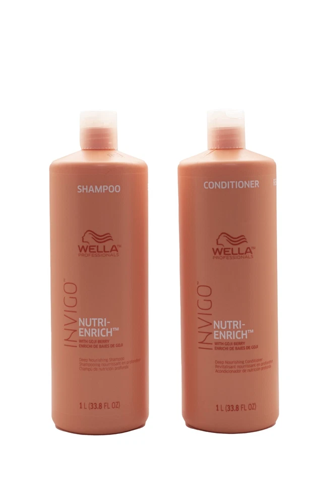 Wella INVIGO Nutri-Enrich Deep Nourishing Shampoo & Conditioner 1L/33.8 oz DUO - Image 1 of 1