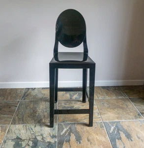 Kartell - Black Colourway One More Bar Stool  - Designed By Philippe Starck - Picture 1 of 4