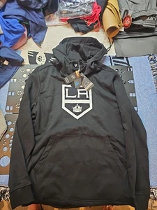 Los Angeles Kings Hoodie Mens Black Sweatshirt Hockey NHL Size Large 157 - Picture 1 of 5