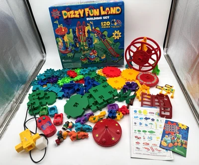 Gears! Gears! Gears! Dizzy Fun Land Motorized Gears Carnival Building Set 119 Pc - Image 1 of 4