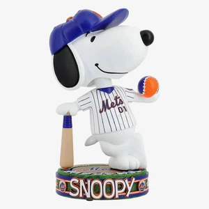 Snoopy New York Mets 2025 Peanuts Bighead Bobblehead MLB Baseball - Picture 1 of 1