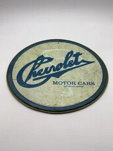 Vintage Chevy Historic Detroit Logo Tin Metal Sign Shop Garage Rustic Retro - Picture 1 of 3