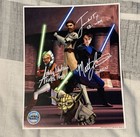 Star Wars Clone Wars Print - Triple Signed by Matt L, JamesT & Ashley E.CN & COA