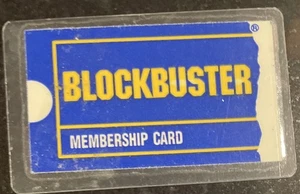 VNTG 1998 Blockbuster Video Membership Card Original Laminated Prop Collectable - Picture 1 of 4