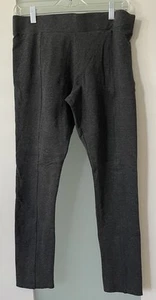 Philosophy grau vorne flach spitz zulaufend Pull-On Knöchelhose Damen Größe L dehnbar - Bild 1 von 2