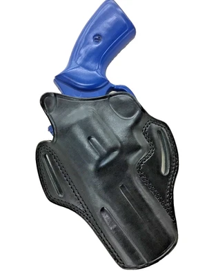 Funda de cuero para zurdos - Revólver S&W N Frame 4" - Modelo 29 - (# 6044L NEGRO) Foto 1 de 3