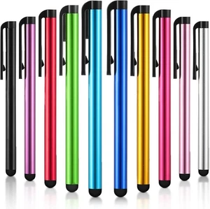 Juego de lápiz óptico universal para teléfonos móviles Tablet PC paquete de 10 colores aleatorios - Imagen 1 de 7