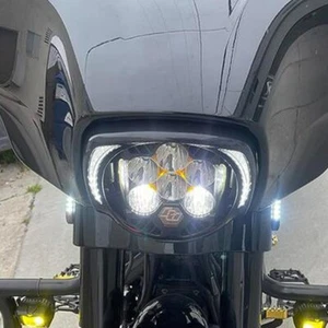 Front Headlight Ring Bezel Trim Light Parts For Road Glide Special FLTRXS 2023 - Picture 1 of 8