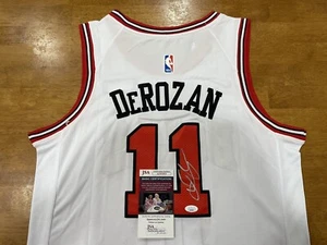 DeMar DeRozan Chicago Bulls Autographed Signed Jersey size L JSA COA - Picture 1 of 3