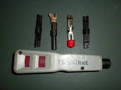 TRENDnet Network Wire Impact Punch Down Tool, with 4 Blades, One is Harris - Image 1 of 4