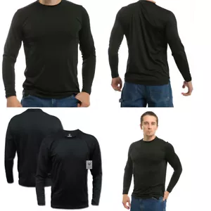 US Militay Performance Cool Anti-Geruch Workout Training Langarm T-Shirts - Bild 1 von 8