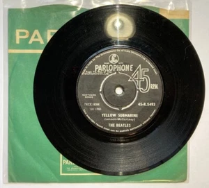 The Beatles, Yellow Submarine / Eleanor Rigby, vinyl 45 (India, 1966), M-- - Imagen 1 de 4
