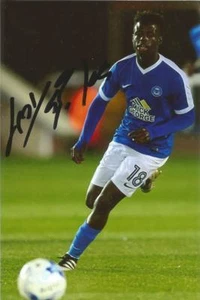 PETERBOROUGH: LEONARDO DA SILVA LOPES SIGNED 6x4 ACTION PHOTO + COA - Bild 1 von 1