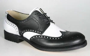 37830 Sendra Budapest Nero & Bianco con Guardolo Scarpe - Bild 1 von 3