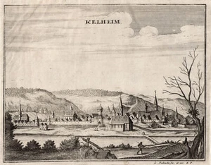 Kelheim Gesamtansicht Original Kupferstich Bodenehr 1715 - Bild 1 von 1