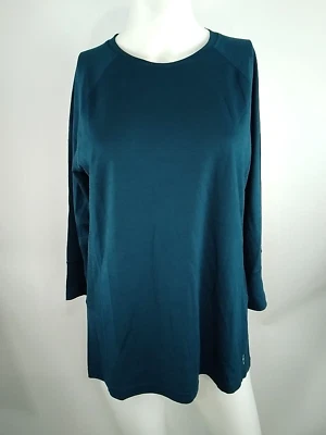 Smartwool Mujer Bicicleta de Montaña Manga 3/4 Jersey Azul Crepúsculo Mediano 02743-G74 Foto 1 de 4