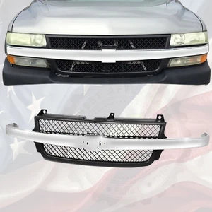 Grille Assembly Fits 2001-2002 Chevy Silverado 2500 HD | 3500 | GM1200523 - Picture 1 of 6