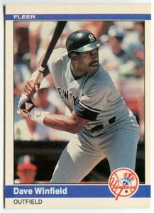 1984 Fleer #143 Dave Winfield New York Yankees - Picture 1 of 2