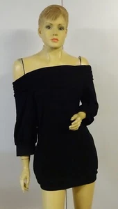 BNWT COLLETTE DINNIGAN Off The Shoulder Merino Wool Top / Mini Dress -Size XS - Picture 1 of 5