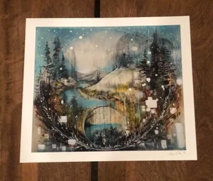 Gregory Euclide Print -Removing The White Falling Size: 12" x 12" - Picture 1 of 1