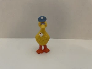 Vintage 1980s Sesame Street Big Bird Figure Mailman 1987 - Picture 1 of 3