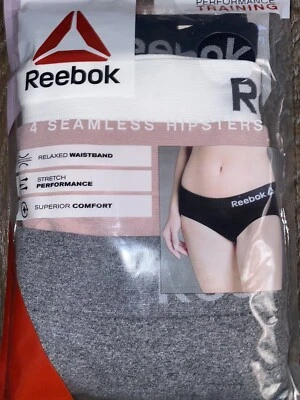 Reebok ~ Women's Hipster Underwear Panties Nylon Blend 4-Pair (A) ~ XL - Image 1 of 3