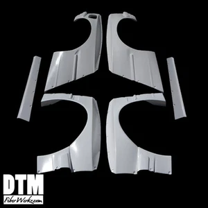 BMW E30 88-91 GTB Pandem Style Over Fenders Widebody Kit Fiberglass - Picture 1 of 9