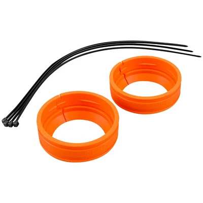 Par de raspadores de barro de tubo de horquilla para KTM 150 300 XCW 250 350 450 500 EXC F 2004-2024 Foto 1 de 4