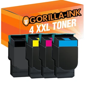 4 Toner XXL für Lexmark CS 310 DN CS 310 N CS 410 DN CS 410 DTN CS 410 N CS310 - Bild 1 von 12
