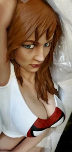 SPIDERMAN MARY JANE Wall Sculpture 1:2 scale statue 27" Custom + Sideshow Book - Picture 1 of 9