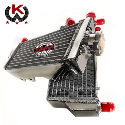 Aluminum Radiator fit 2-stroke HONDA CR250R CR250 R 1992-1996 1993 1994 1995 96 - Image 1 of 4