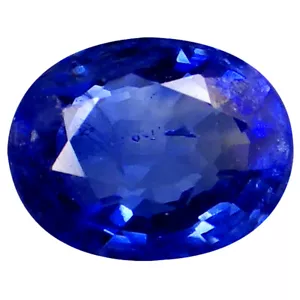 0,31k Herausragend Oval (4x4mm) Beheiztes Ceylon - Sri Lanka Blau Saphir - Bild 1 von 1