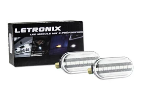 LED Seitenblinker Blinker Klar Silber kompatibel mit Nissan Navara Typ D40 2005- - Picture 1 of 4
