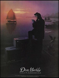 The Police Andy Summers 1985 Dean Markley guitar amps sailboat advertisement - Picture 1 of 3