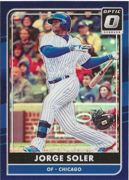 2016 Panini Donruss Optic Jorge Soler #98 Purple Prizm SP  - Image 1 of 1