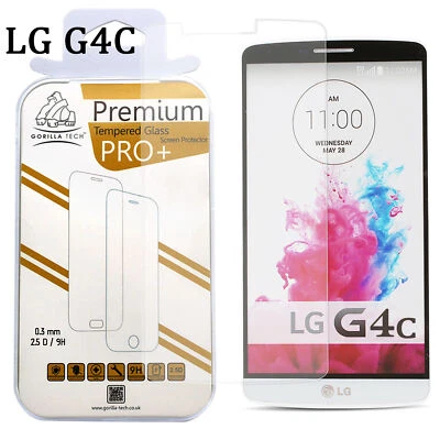 NEW 100% Genuine Gorilla Tempered Glass Film Shield Screen Protector For LG G4C - Image 1 of 4