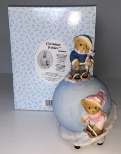 RARE Cherished Teddies 2005 Avon Exclusive Havin' A Snowball Musical - 4004846 - Picture 1 of 1