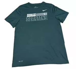 Michigan State Spartans Nike Dri-Fit Shirt Men's XL The Nike Tee NEW WITH TAGS - Picture 1 of 9