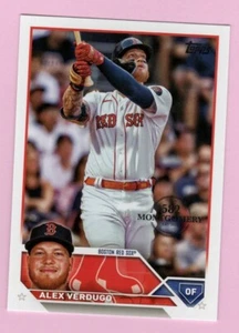 2023 Topps 582 Montgomery Club #146 Alex Verdugo Boston Red Sox - Picture 1 of 1