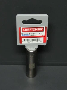 NEW USA MADE Craftsman 12mm Socket 1/4" Drive Deep 6 Point 45913 - Picture 1 of 1