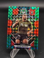 2023 Panini Mosaic Football Packers RC Colby Wooden Red And Green Prizm[LB42]