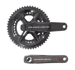 Shimano Dura-Ace FC-R9200-P 2x 12s Road Bike Power Meter Crankset 165mm 52/36T - Picture 1 of 5