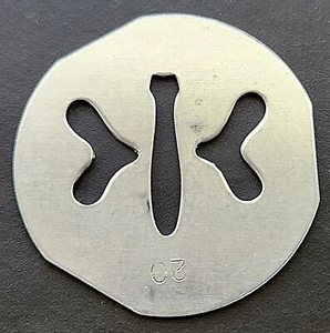 Vintage Mirro Cookie Pastry Press Replacement Disc "Butterfly" (#20) (VGUC) - Picture 1 of 2