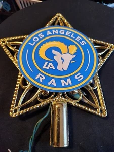 Los Angeles Rams inspiriert Weihnachtsbaum Topper Top Ornament Ornamente NFL  - Bild 1 von 6