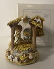 Precious Moments Holy Family Nativity Musical Away In The Manger 101107 Tested