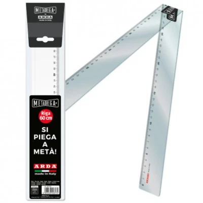 RIGA DISEGNO PIEGHEVOLE METARIGA CM. 60 (CM. 30 PIEGATA) - ARDA
